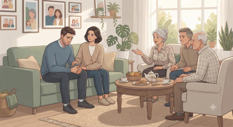 Probleme mit der Herkunftsfamilie in der Ehe: Grenzen setzen, Kommunikation und psychologische Unterstützung